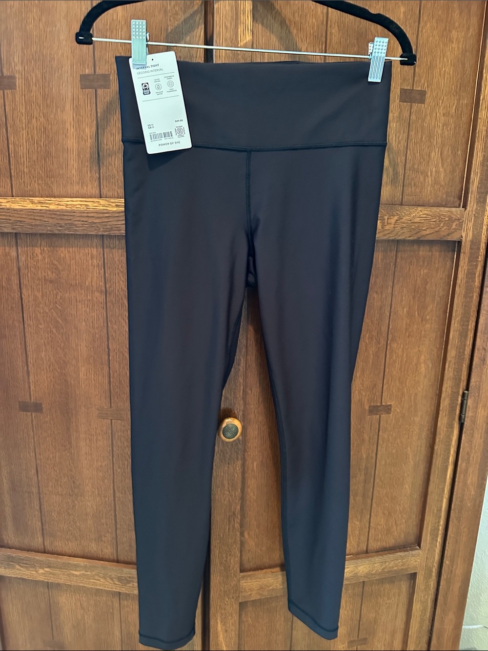 Athleta Interval Black High-Rise Leggings